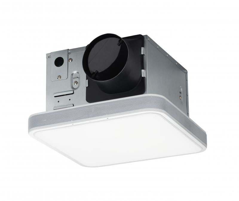 Led bluetooth cheap bathroom fan