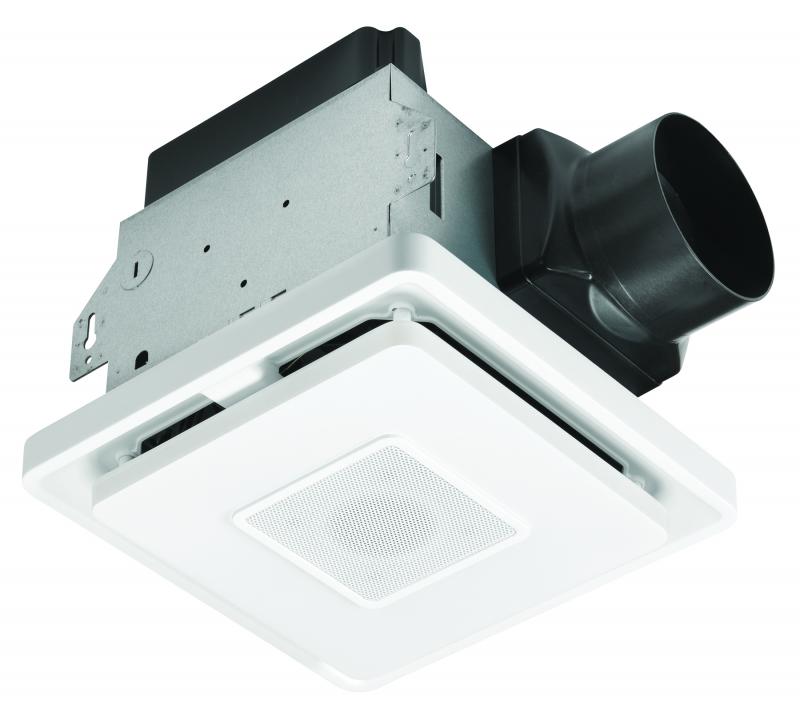 Bathroom exhaust fan with light best sale and speaker